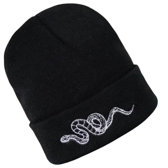 Other - Men’s / Unisex Serpent Snake Black Beanie Hat